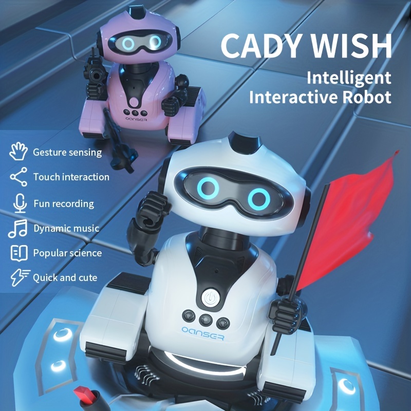 14€02 sur Robot Interactif Marcher Intelligent Robot Jouet Sens Gesture  Cadeaux de Contrôle Pour Les Enfants BT775 - Robot éducatif - Achat & prix