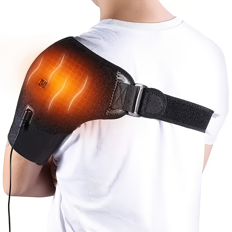 Relax With The USB Heated Shoulder Heating Massager Brace, 1pc