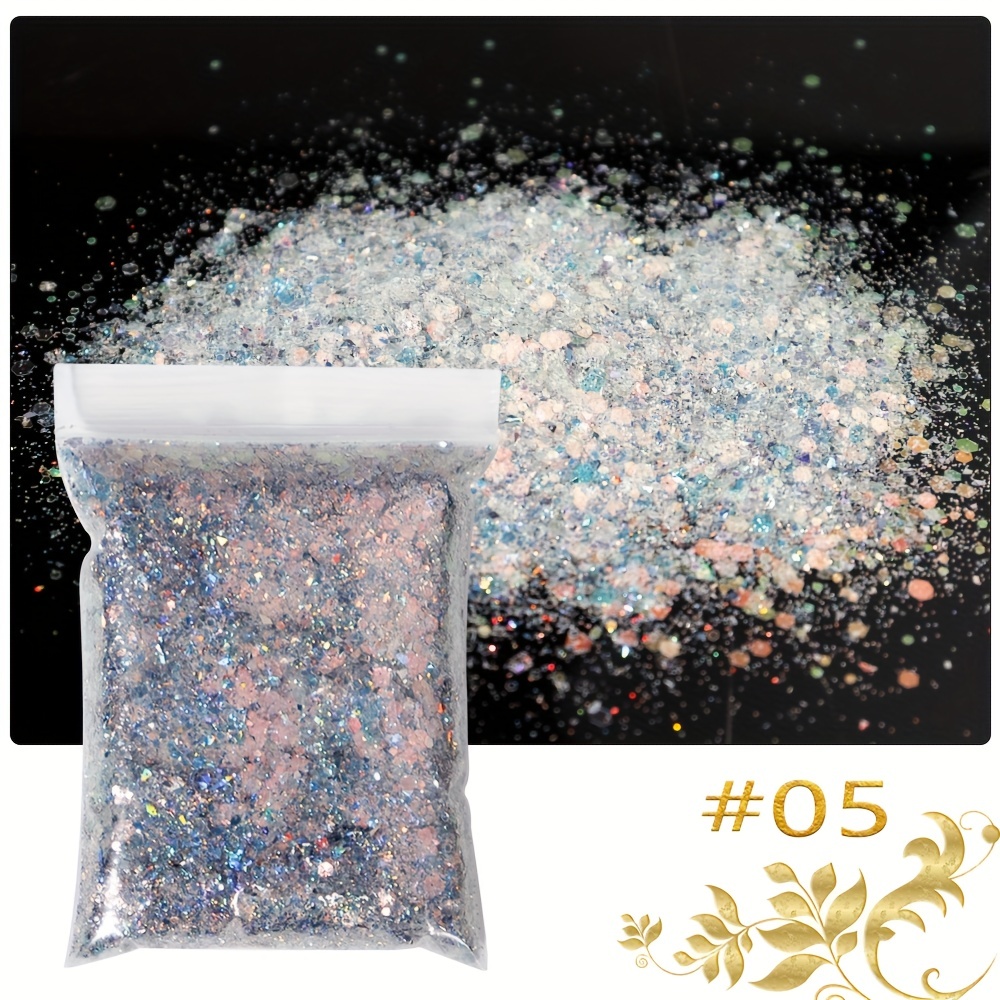 Chunky Glitter Craft Glitter Powder Mixed Chunky Fine Flakes - Temu