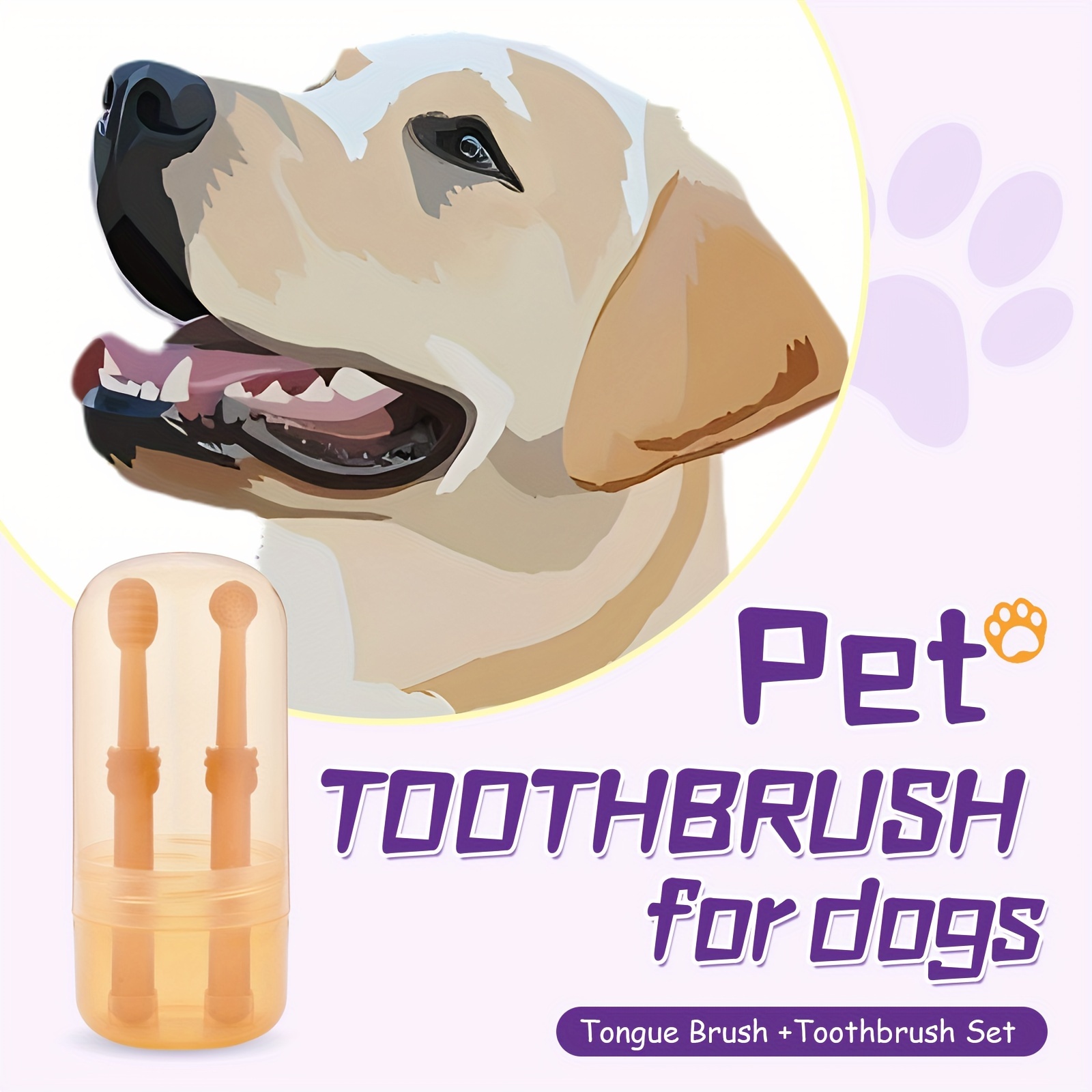 Dog 2025 tongue brush