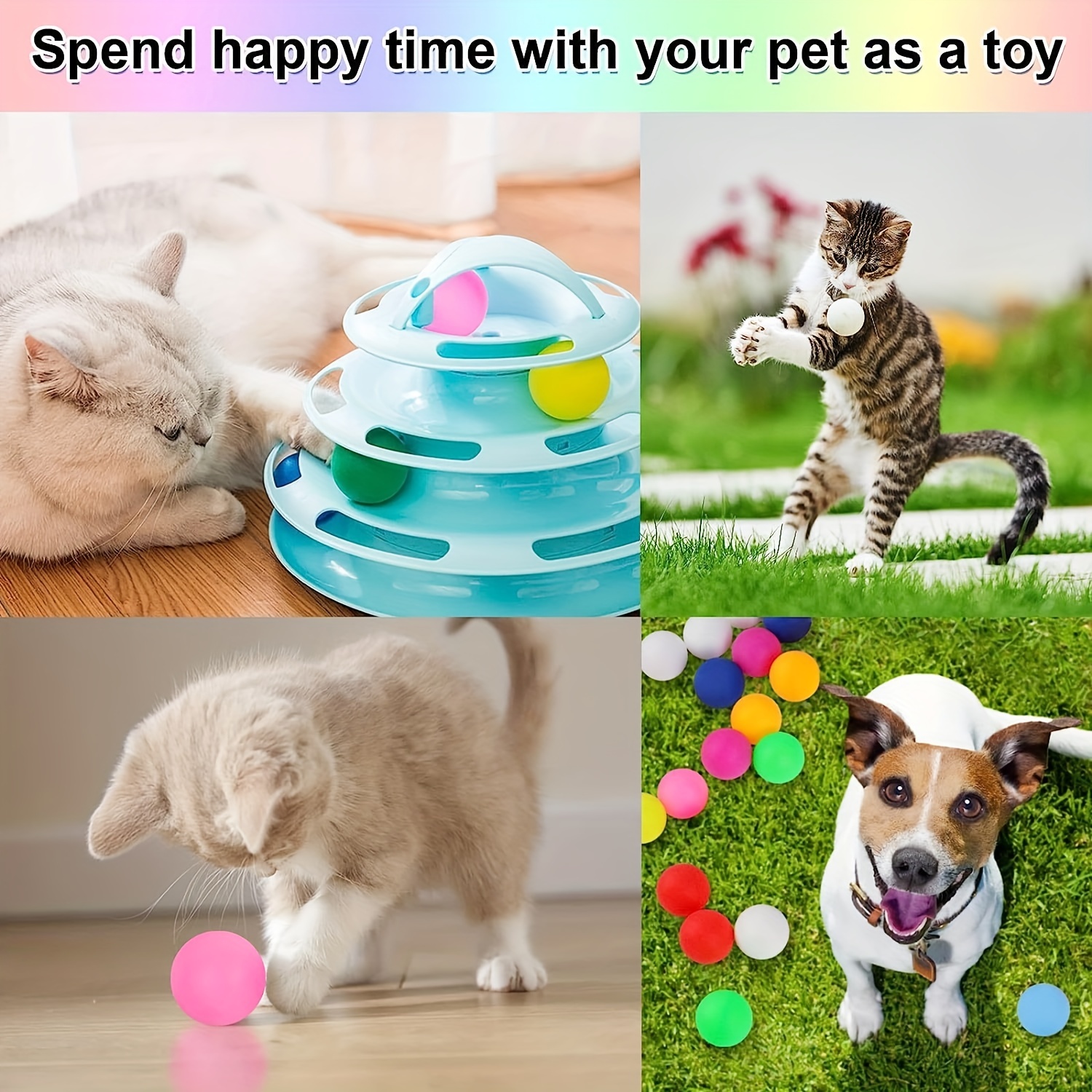Vibrant Colored Ping Pong Balls For Kids And Pet - Temu