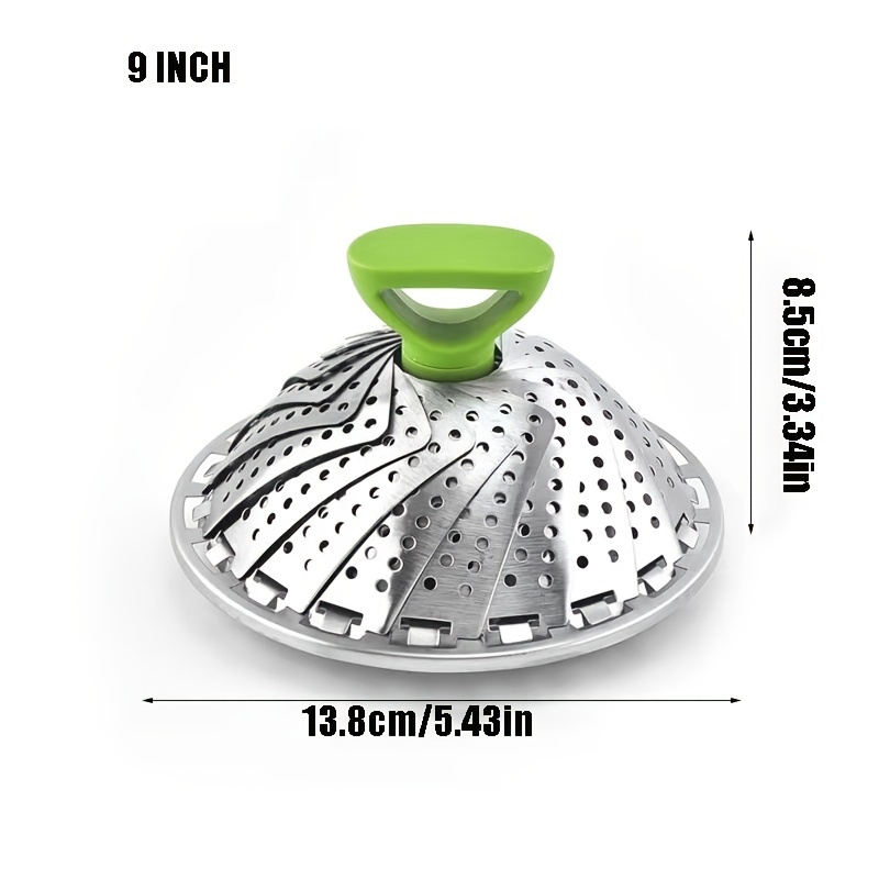 Collapsible Stainless Steel Food Steamer Basket For - Temu