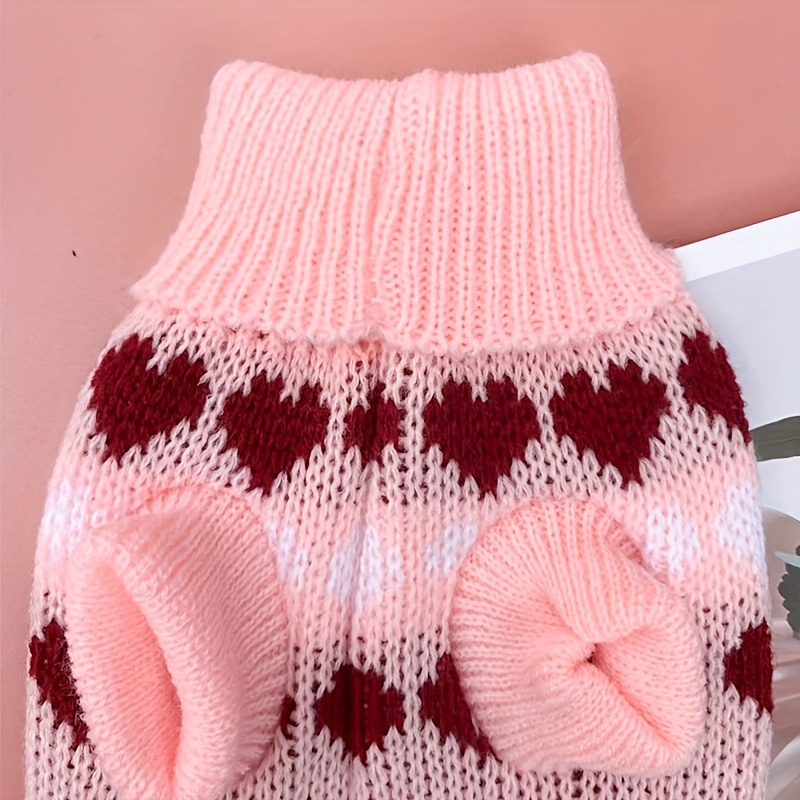 1pc pet sweater   dog clothes knitted sweater pet vest Product details 1