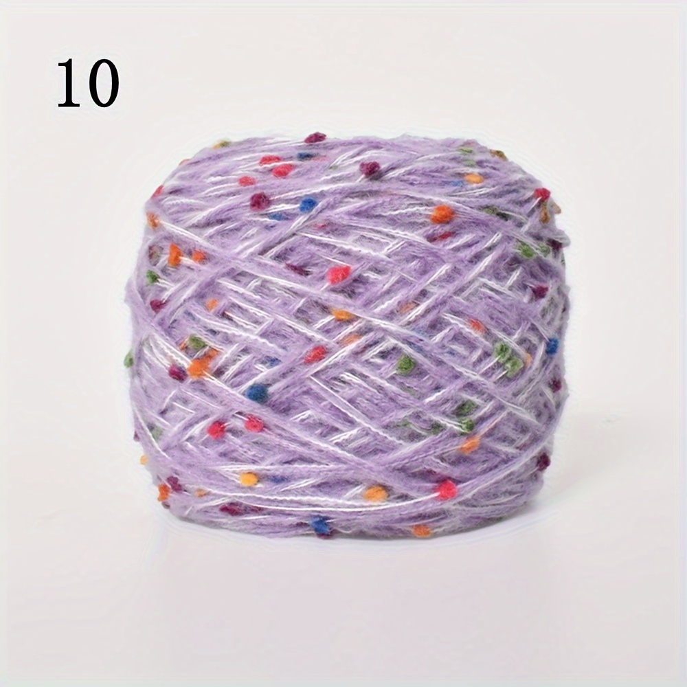 Rainbow Sugar Mohair Bean Thread Scarf Thread Hand Mixed - Temu