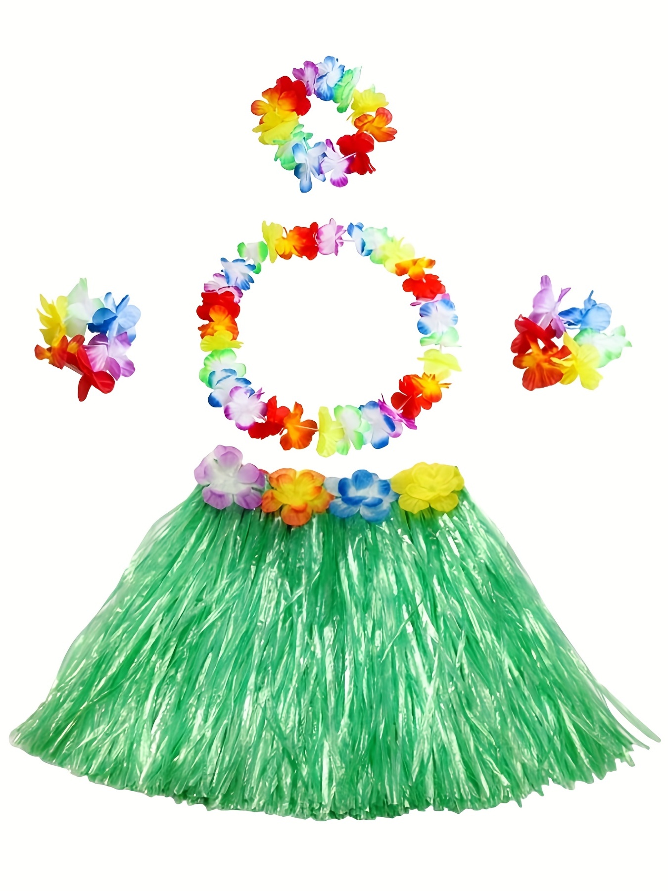 Baby Shower Centerpiece Princess Luau Grass Skirt