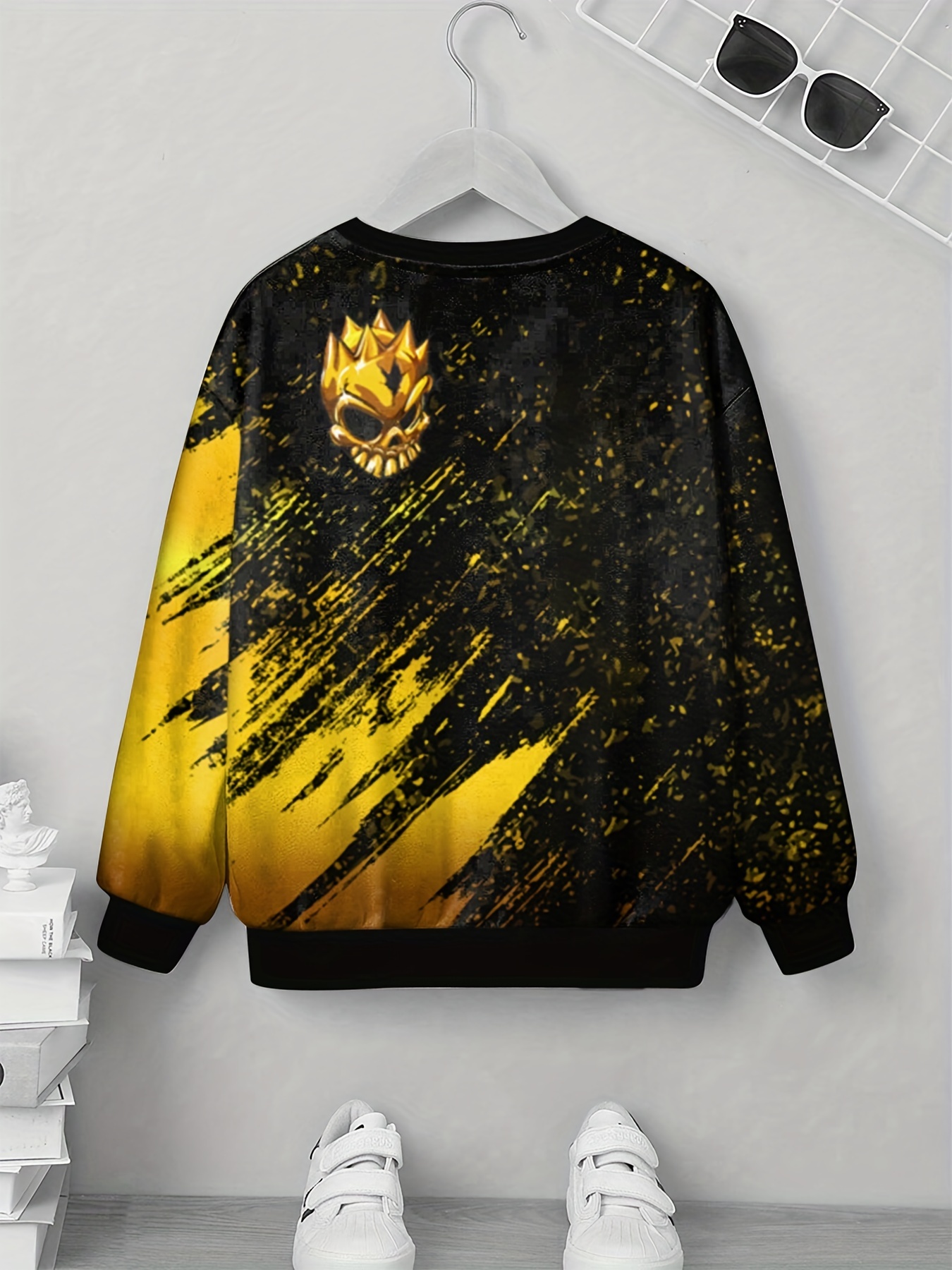 Free Halloween Roblox Clothing Skeleton Sweater Design Template