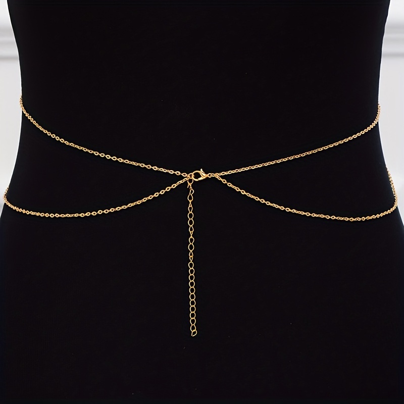 CanB Sexy Harness Body Chain Fashion Bra Chain Gold Bralette Chain  Crossover Belly Waist Body Chian Jewelry for Women and Girls price in Egypt,  Egypt