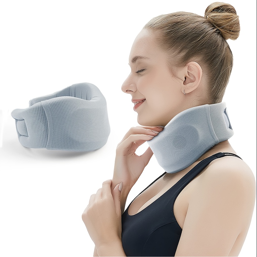 Neck Brace For Neck Pain And Support, Foam Cervical Collar For Sleeping,  Vertebral Whiplash Wrap