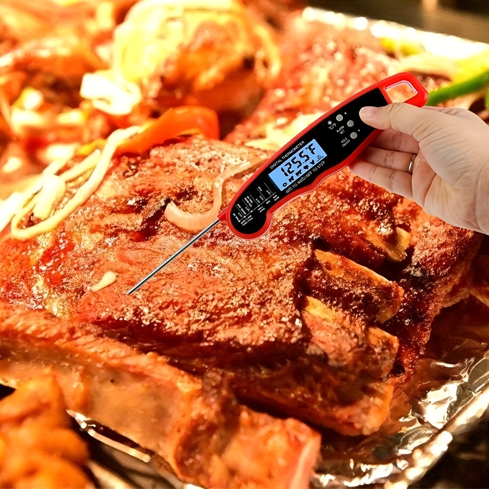 Digital Meat Thermometer With Probe Waterproof Kitchen Instant Read Food  Thermometer For Cooking Baking Liquids Candy Grilling Bbq Air Fryer -  Industrial & Commercial - Temu