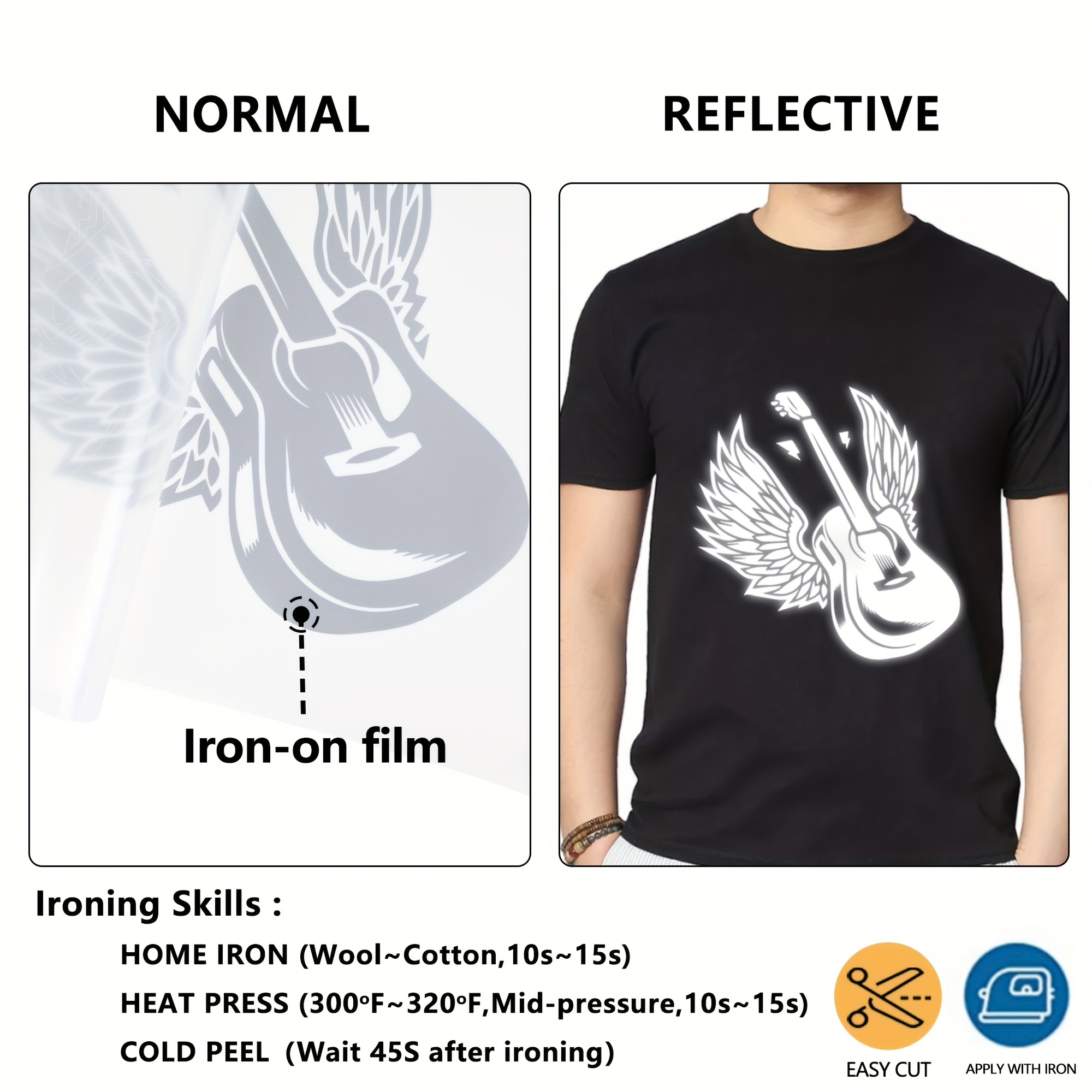 Reflective Htv Vinyl heat Transfer Vinyl For T Shirt Iron On - Temu