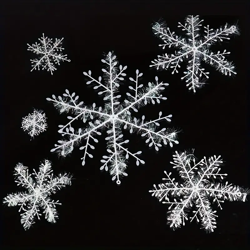 Christmas Snowflake String Decoration Christmas Tree - Temu