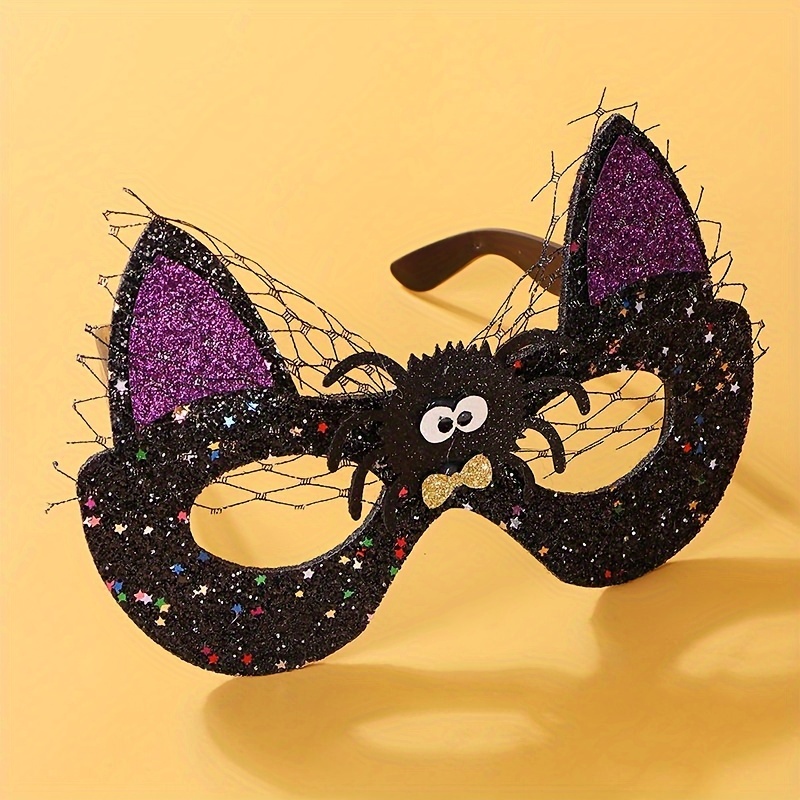 Elegant Cute Halloween Plastic Glasses Frame, Cat Ear Shape Spider Patch  Glasses Frame, Funny Mask Party Eye Patch, Halloween Cosplay Costume Props,  Party Decors Photography Props - Temu Switzerland
