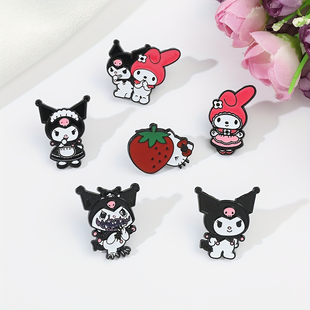 Jewelry, 2 For 13 Onegai My Melody Kuromi Enamel Pin