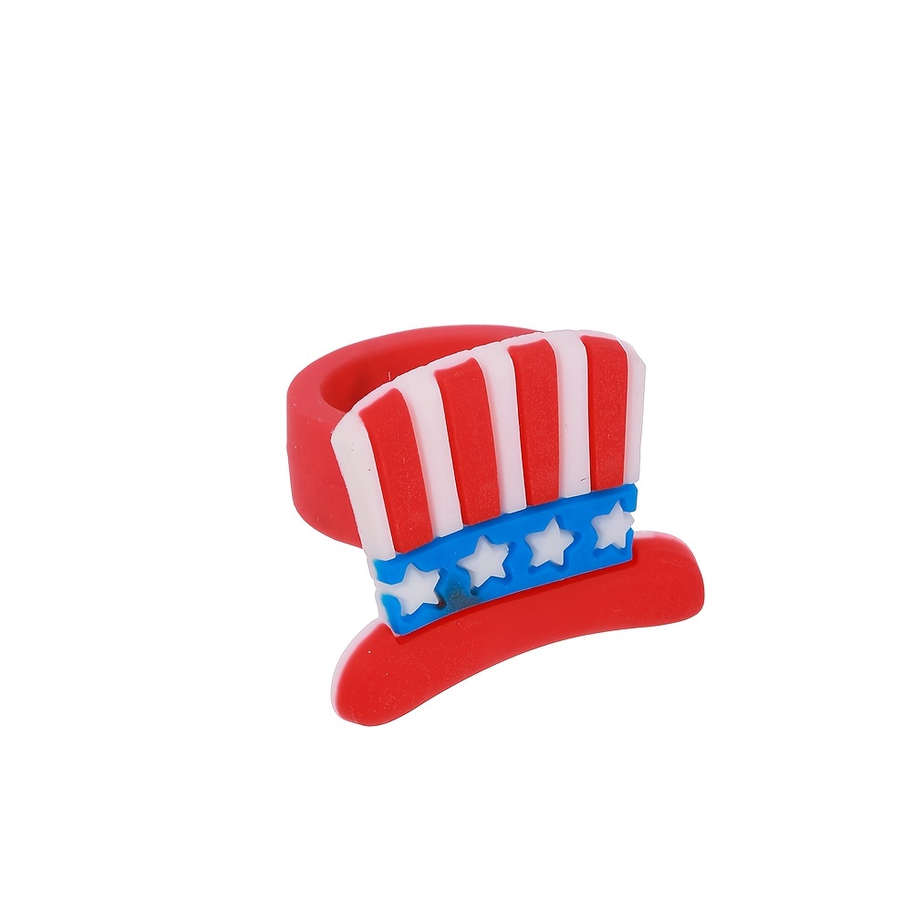 Patriotic sales silicone ring