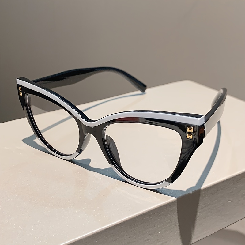 Cat Eye Eyeglasses For Women Light Blocking Computer Glasses