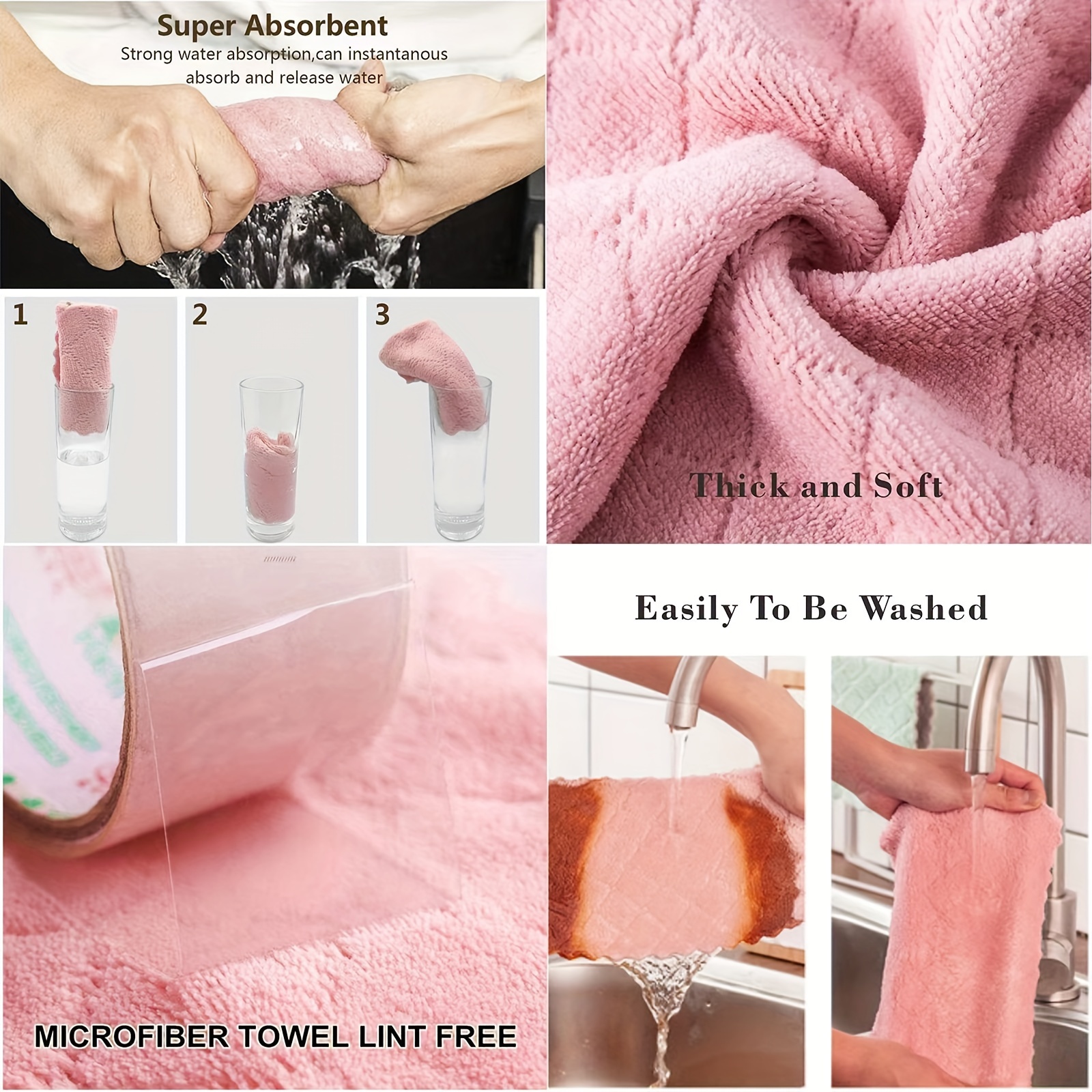 Cleaning Cloth Dishwashing Cloth Multifunctional Cleaning - Temu