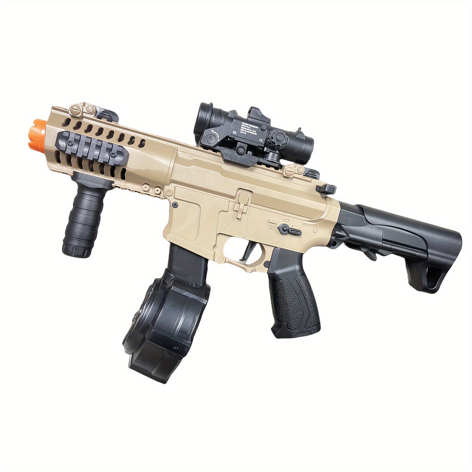  Pistola de bolas de gel AKM-47 grande – 200 FPS y dispara hasta  100 pies, doble modo de disparo, adecuado para adultos, azul : Juguetes y  Juegos