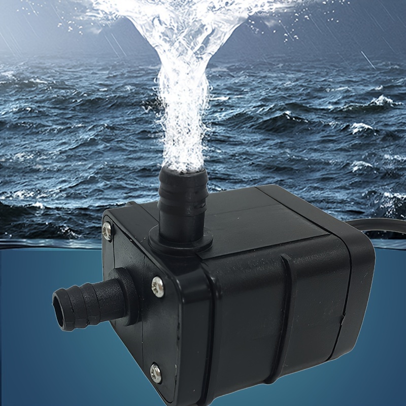 Mini Pompe à Eau Submersible de 4W 380L/H pour Aquariums Irrigation
