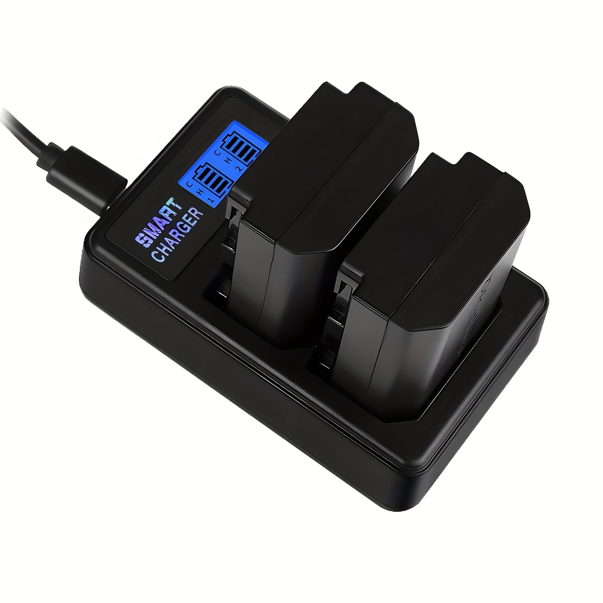 NP-FW50 Battery Charger, LP Charger Compatible with Sony Alpha A6000,  A6400, A6100, A6300, A6500, A5100, A7, A7 II, A7R, A7R II, A7R2, A7S, A7S  II