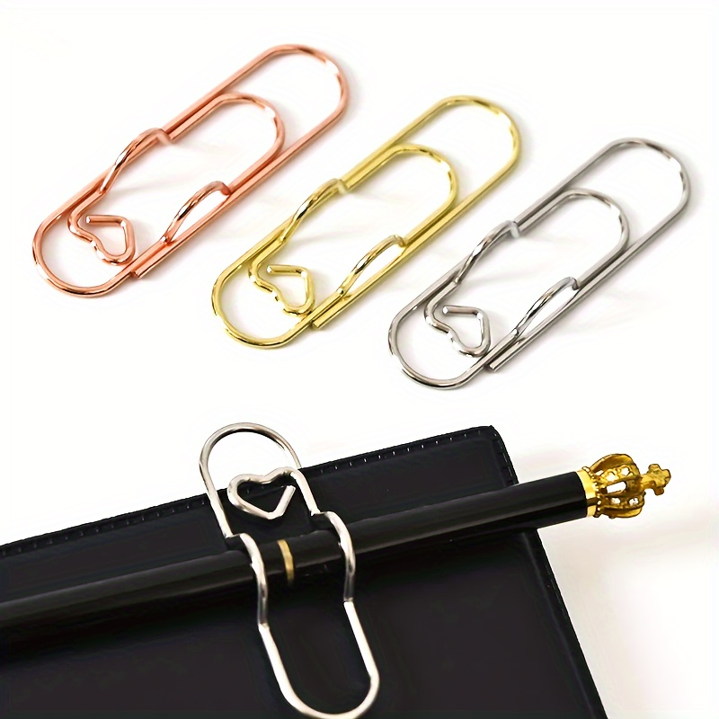 Metal Pen Clips Multi Function Pen Holder Clips Bookmarks - Temu