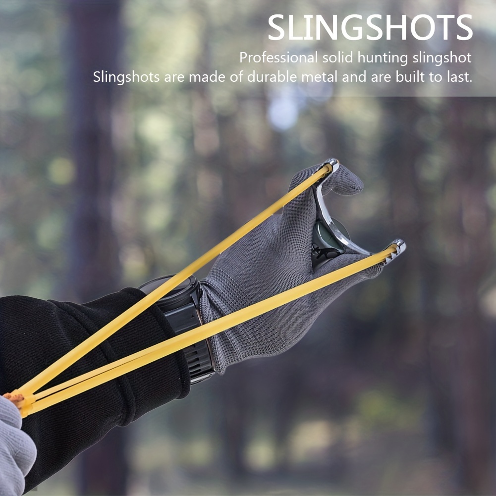 Professional Slingshot With Rubber Band And Ergonomic Handle, High  Precision Competition Equipment
