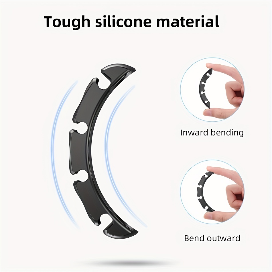 3PCS 4 Holes Magnetic Suction Head Cable Organizer Holder