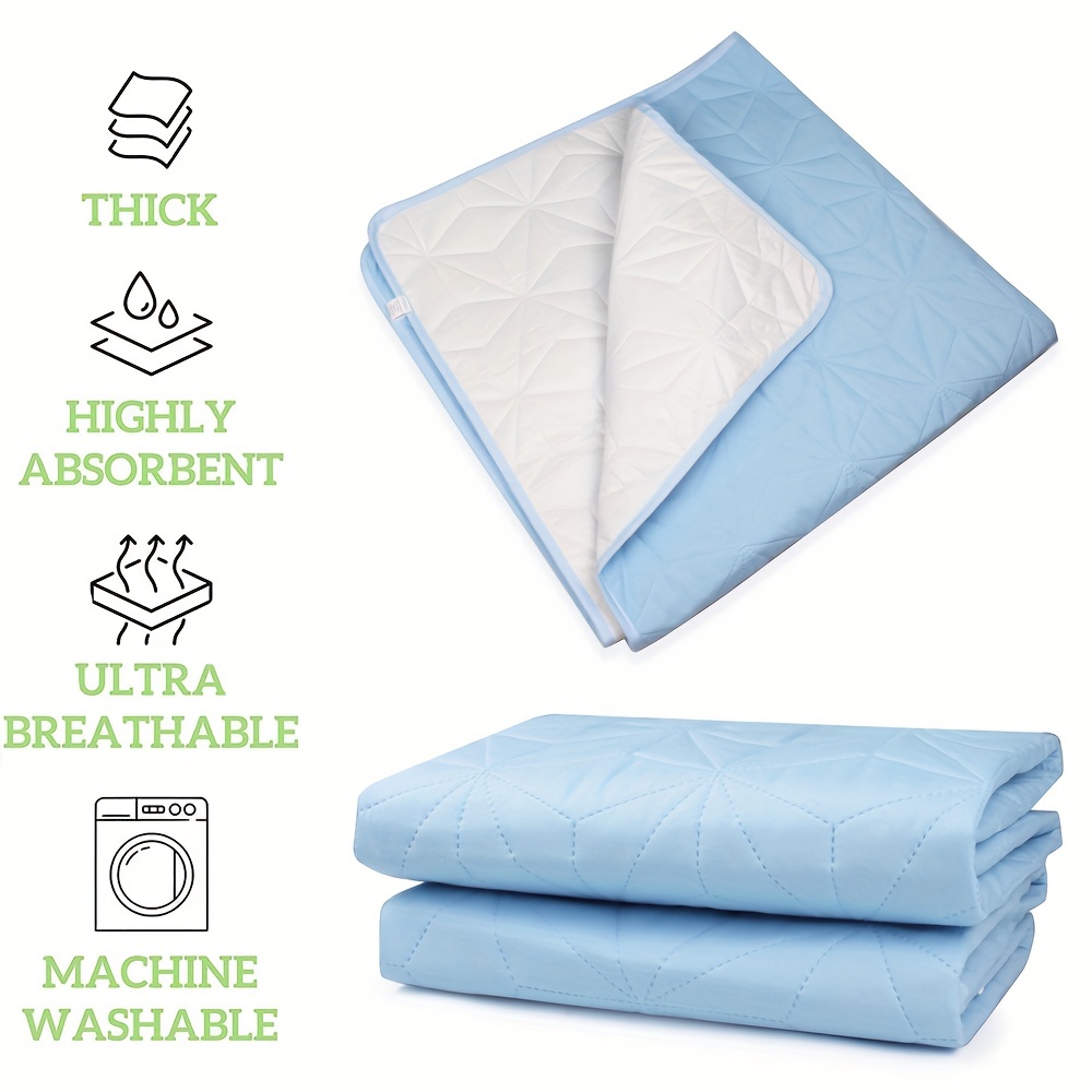 Washable Underpads, Reusable Incontinence Bed Pads, Heavy Absorbency  Waterproof Bed Pads, Great For Kids, Adults, The Elderly And Pets - Temu