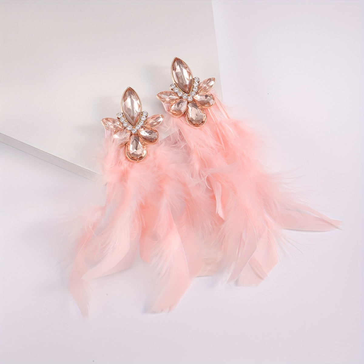 Bright Color Faux Feather Design Shiny Rhinestone Decor Temu Portugal david-stern-was-the-commissioner-of-what-professional-sports-league
