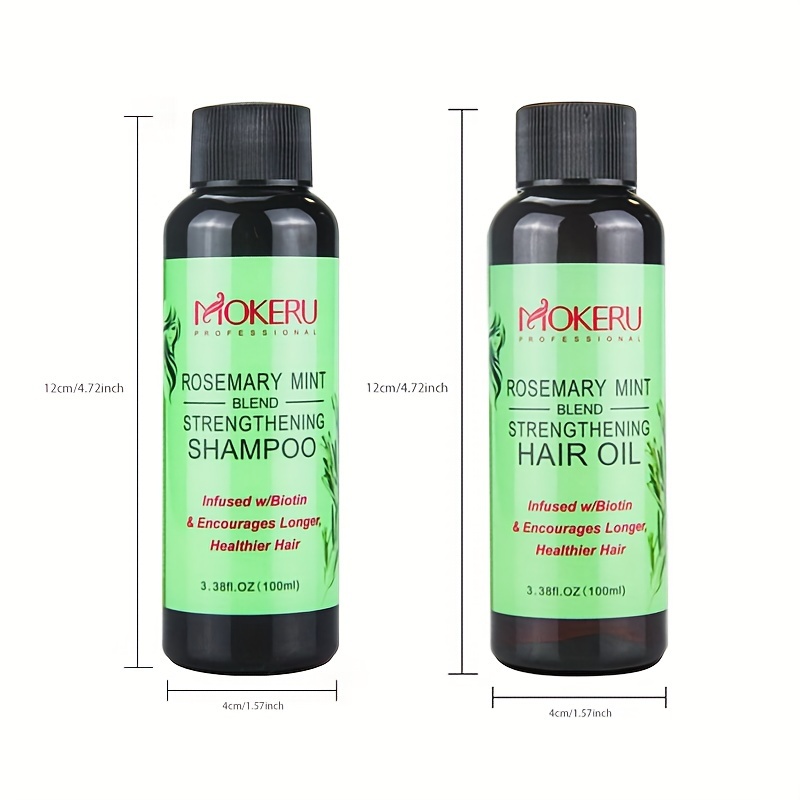 Rosemary Mint Hair Oil Rosemary Mint Castor Blend Scalp And - Temu