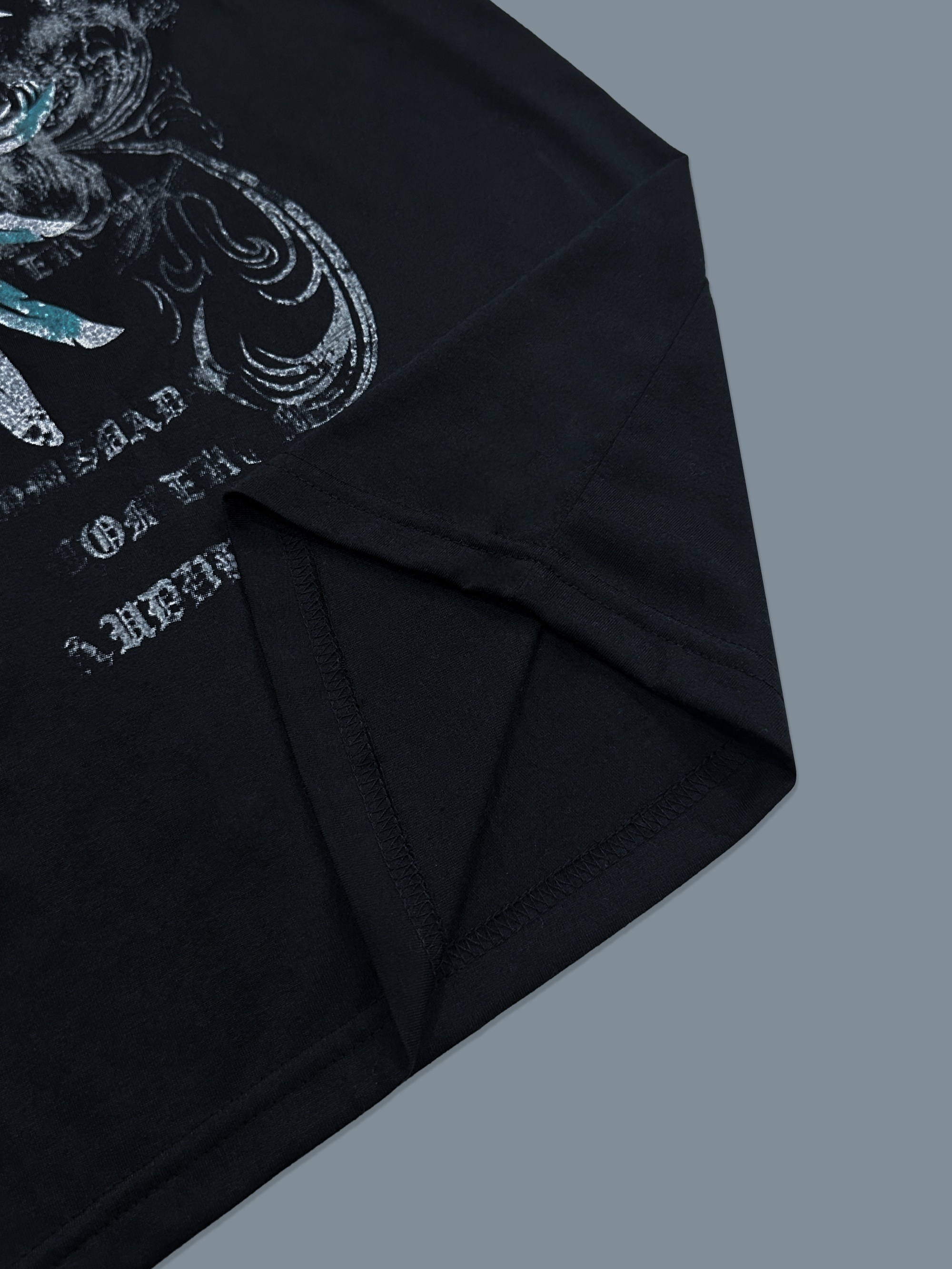 Graphic Print Crew Neck T shirt Y2k Long Sleeve Top Spring - Temu