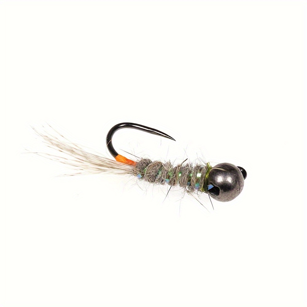 6pcs Mix Color #12 #14 #16 Fast Sinking Barbless Tungsten Head Jig, Nymph  Fly Euro Perdigon Nymphs, Trout Fishing Fly Lures
