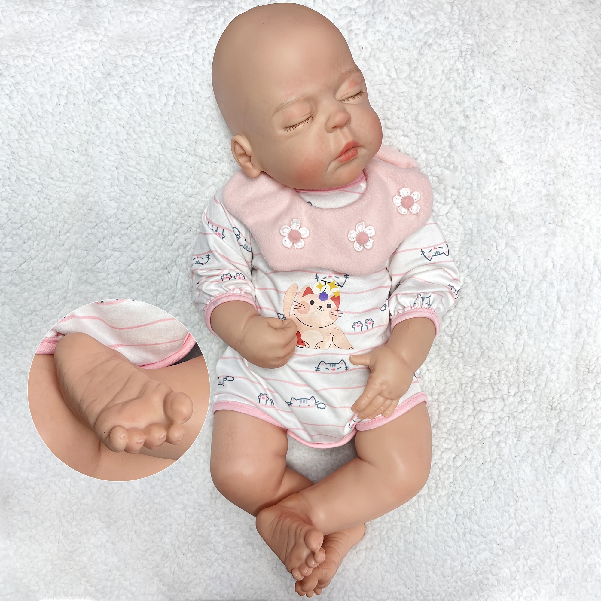 Handmade Solid Silicone Reborn Baby Doll - Perfect Gift For Families! - Temu