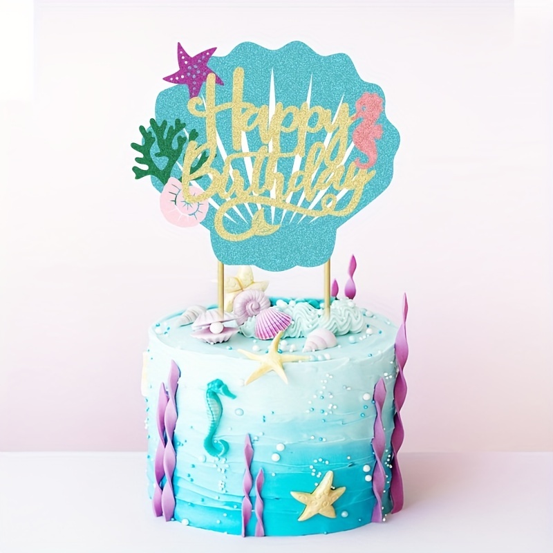 Fishing Theme Cake Topper Birthday Party Theme Decorated - Temu Canada