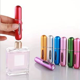 Atomizzatore di profumo mini, portatile, ricaricabile e in alluminio, bottiglia cosmetica~ bottiglia dispenser per il viaggio~ atomizzatore profumo bottiglia