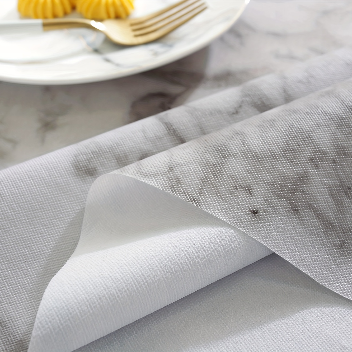 Nordic Style PVC Tablecloth Waterproof Marble Pattern Table Cloth