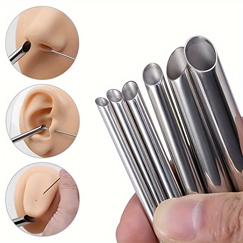1PC Stainless Steel Forceps Clamp Lip Nipple Nose Ear Navel Body