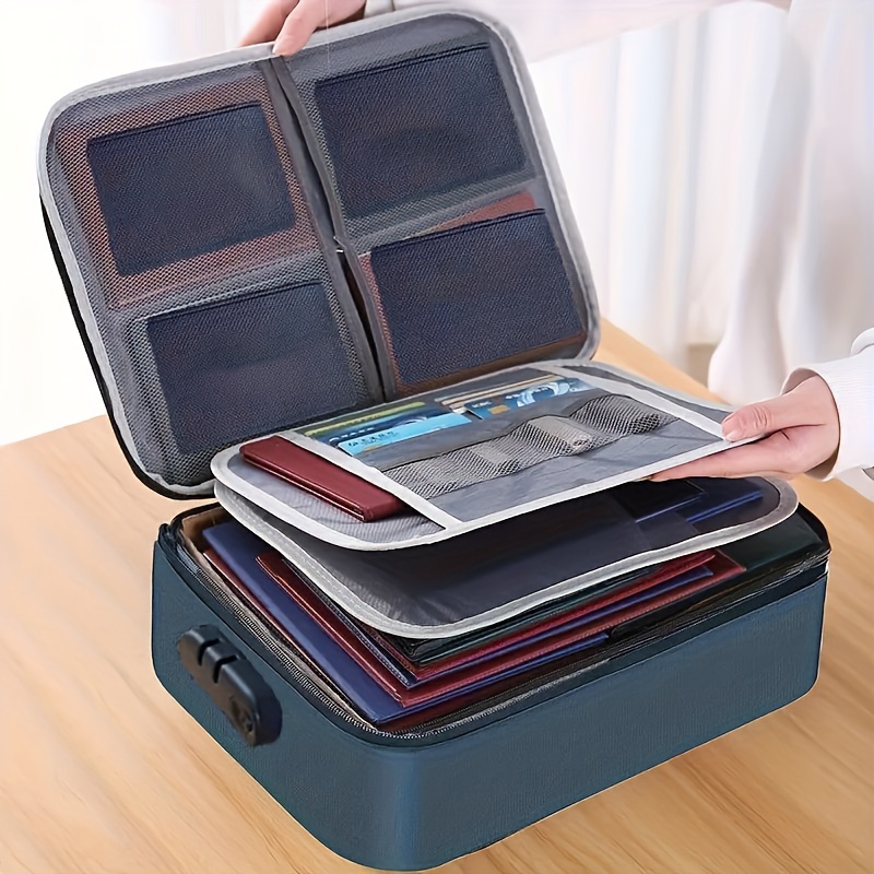 Fireproof Document Bag Fireproof Waterproof Storage Box Suitable