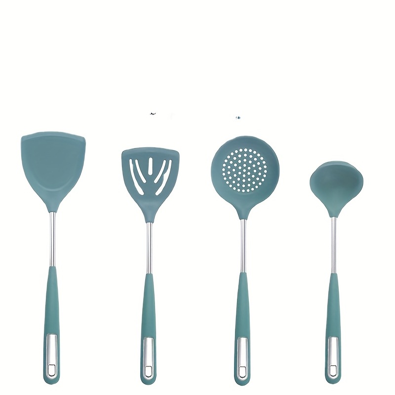 Kitchen Utensils Set Food Grade Silicone Cooking Utensils - Temu