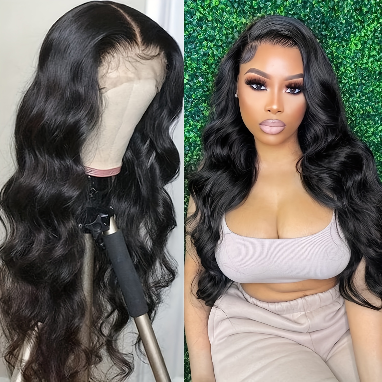 150% Density 13x4 Lace Front Human Hair Wigs Body Wave Lace - Temu Canada