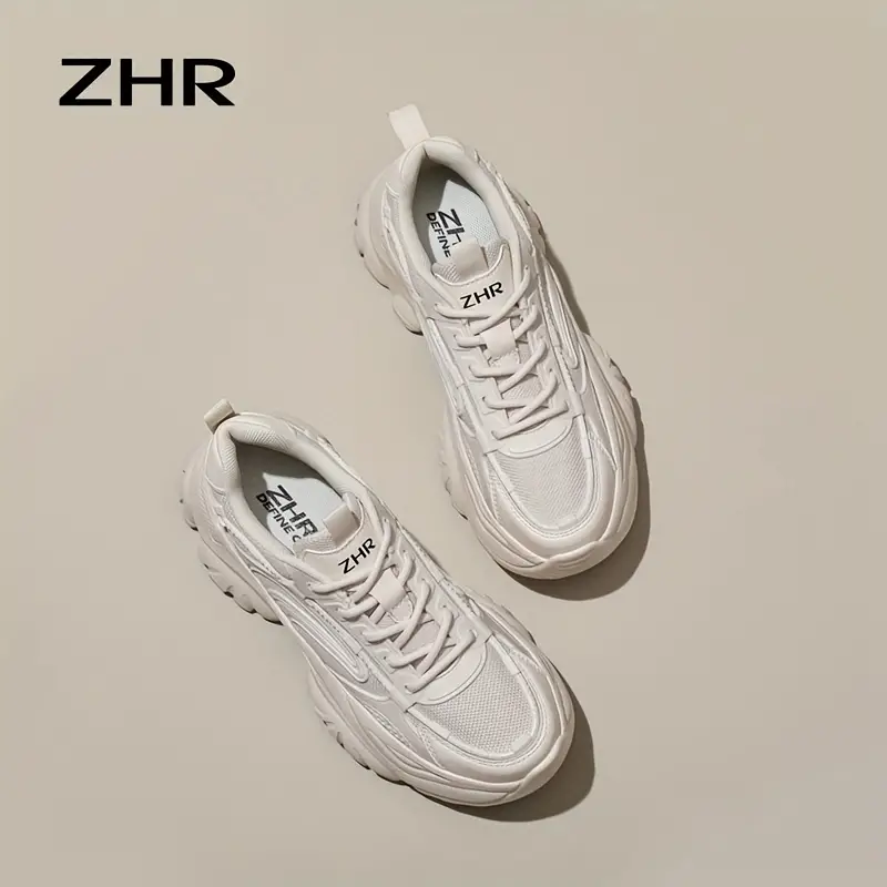 Zhr Casual Low Top Lace Up Sneakers For Girls, Breathable Lightweight Anti  Slip Sneakers For Outdoor Walking Running, All Seasons - Temu United Arab  Emirates