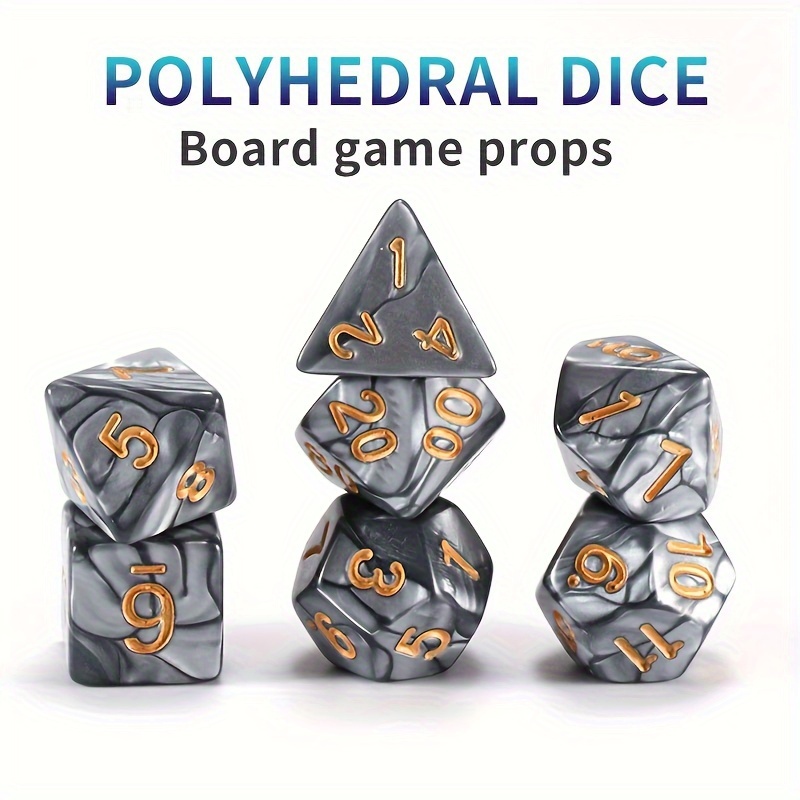 

7pcs Polyhedral Dice Set For Dnd Rpg Mtg