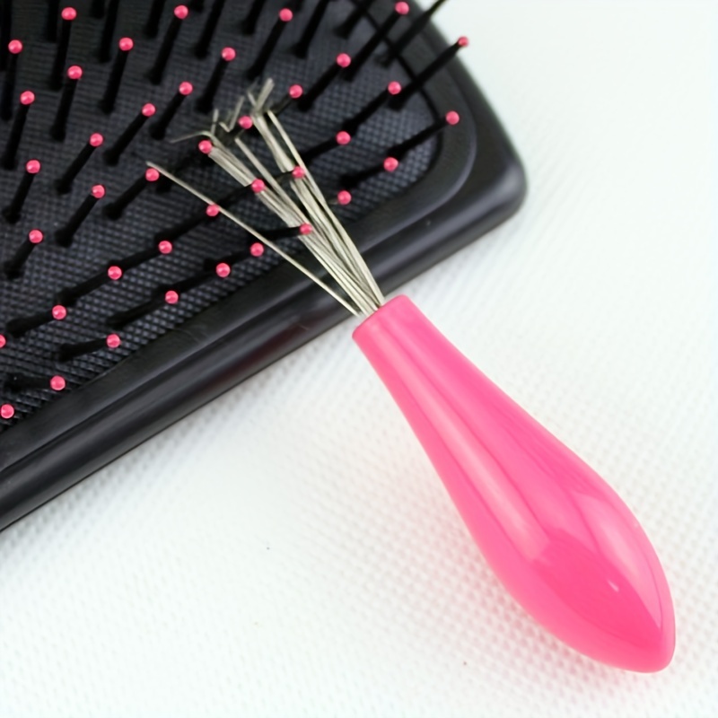 1pcs Plastic Cleaning Remover Handle Tangle Hair Brush Hair Care Salon  Styling Tool Hair Brush Combs