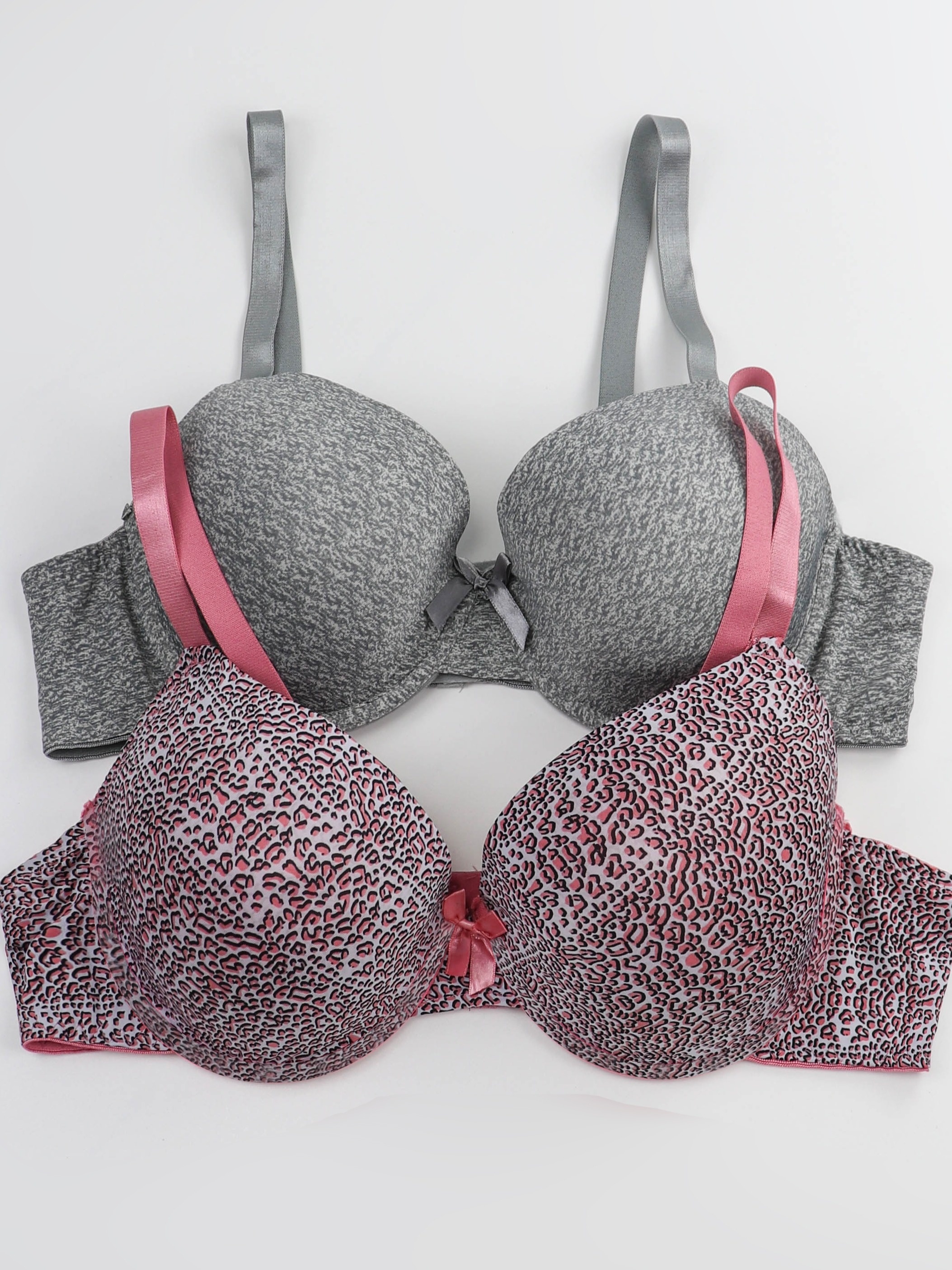 Buy Set of 2 - Sustainable Printed Padded Bra with Bow Detail