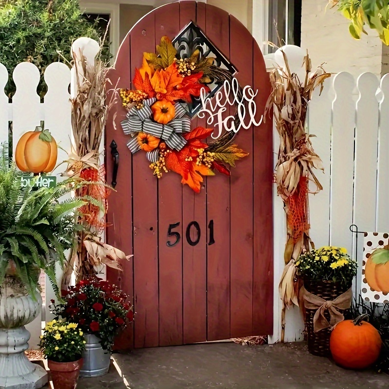 PIP Berry Garland Pumpkin Country Fall Harvest Floral Home Décor