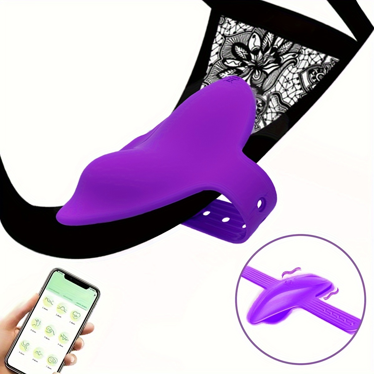 1pc Adjustable Wearable Vibrator Underwear G-Spot Clitoris
