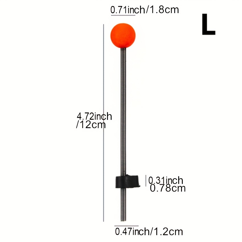 Ice Fishing Red Spring Bobber Stops Stainless Steel - Temu Canada
