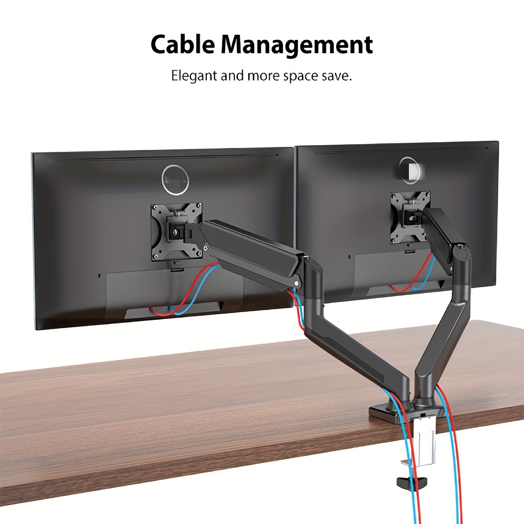 Monitor Arm Dual Monitor Stand Adjustable Spring - Temu