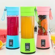 1pc wireless portable blender six leaf blade usb rechargeable mini juice blender suitable for juice shakes and smoothies juice milk fruit and vegetable mini juicing cups 5