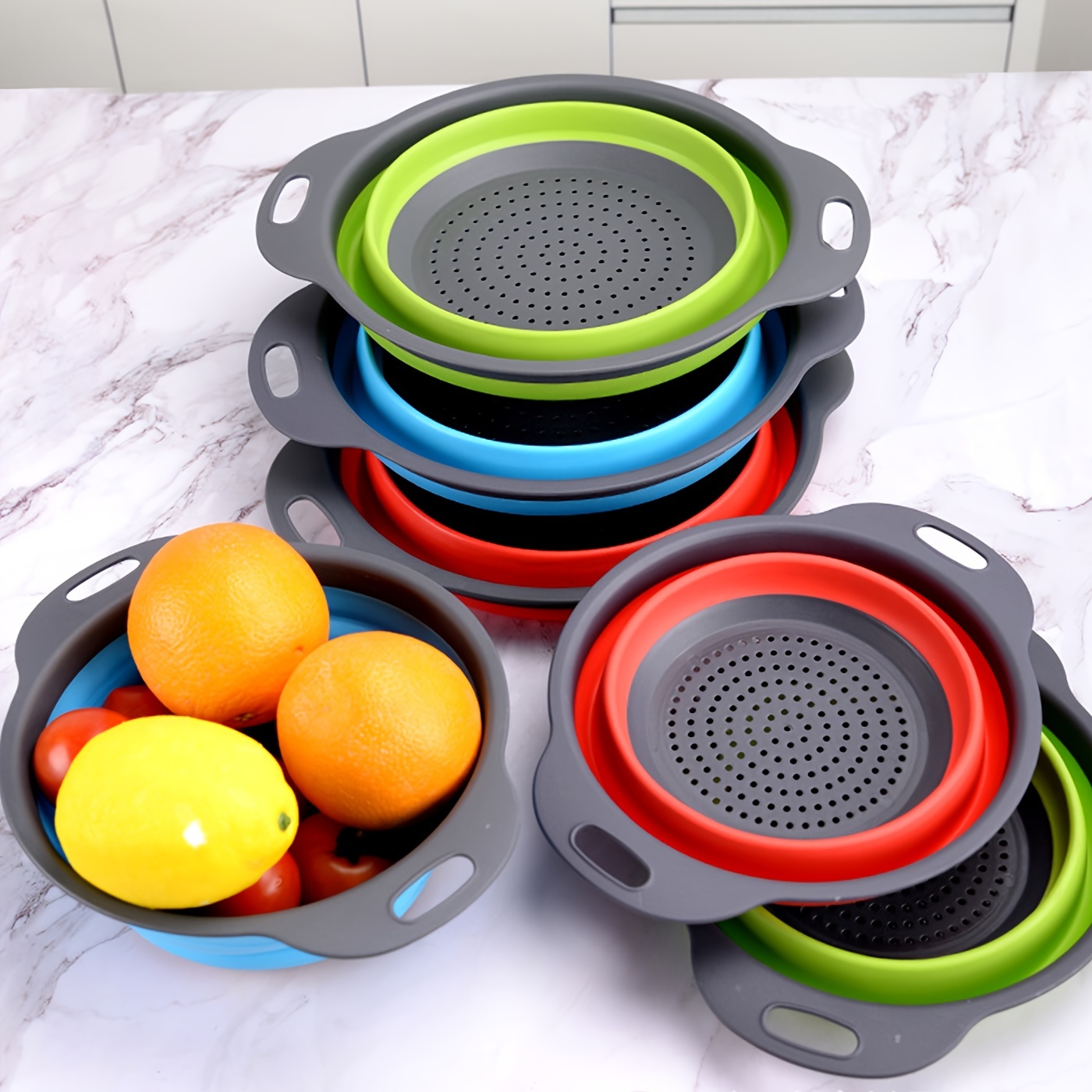 Silicone Water Filter Basket, Foldable Fruit Basket, Silicone Drainer Tray,  Foldable Drain Basket Fruit Basket - Temu United Kingdom