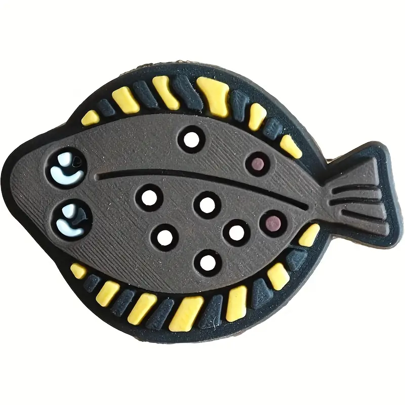 High Quality Fish Pattern Croc Shoe Charm Fit Clog Texas - Temu Canada